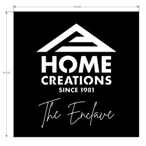 Custom Order for Home Creations - The Enclave sign set