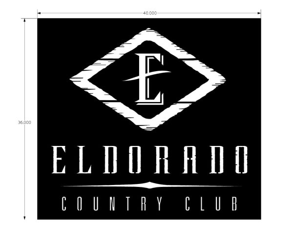 Custom Order for Eldorado Sign