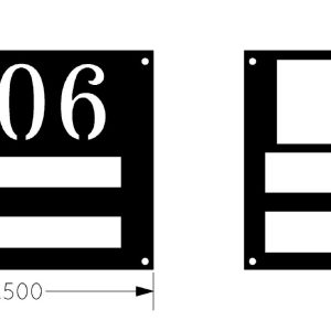 Custom Order for Church Number Signs