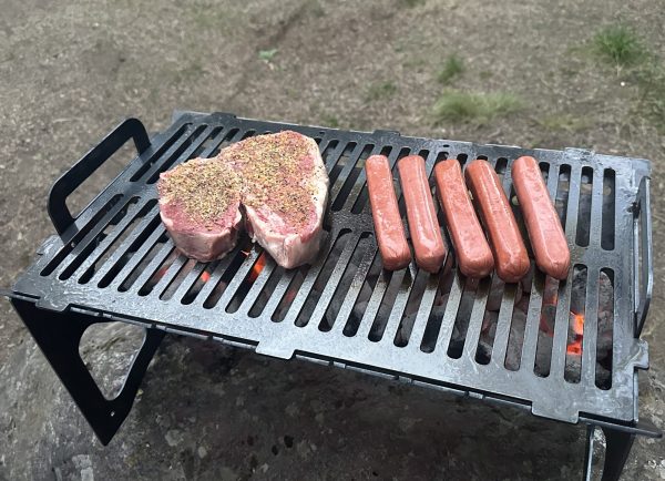 "Flat Pack Grill" - Portable Collapsible Grill for Camping - Image 8