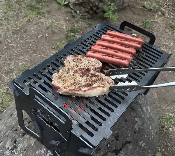 "Flat Pack Grill" - Portable Collapsible Grill for Camping - Image 12
