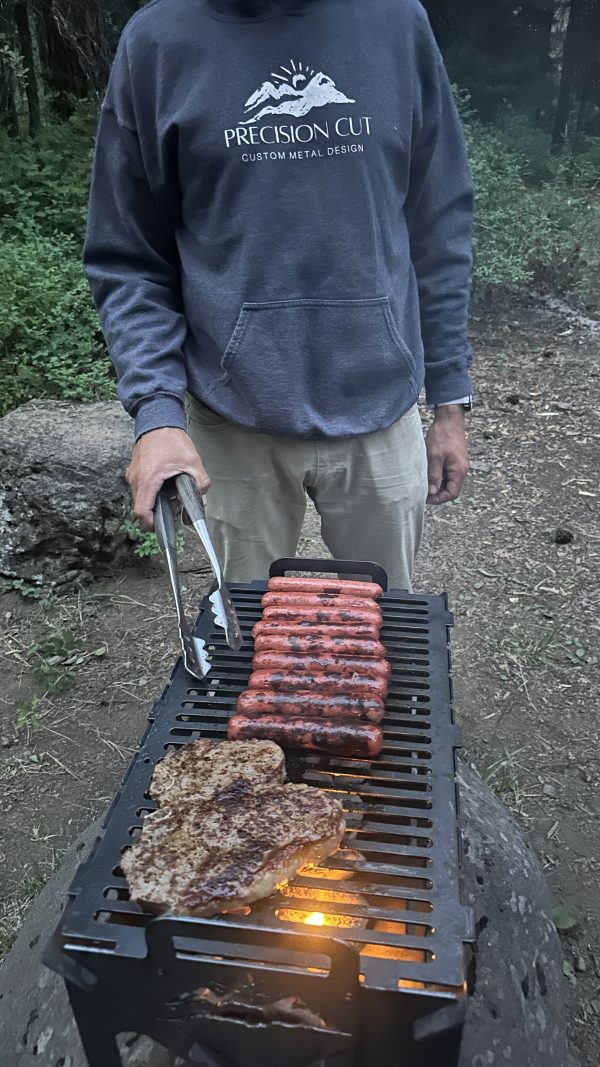 "Flat Pack Grill" - Portable Collapsible Grill for Camping - Image 13