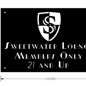 Custom Order for 1 Sweetwater Lounge sign