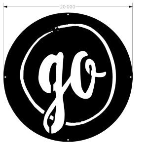 Custom Order for "go" logo