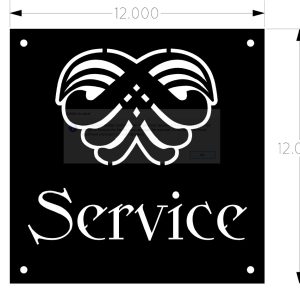 Custom Order for Services sign