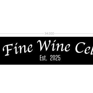 Custom Order for A Fine Wine Cellar