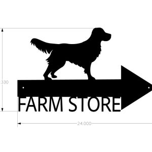 Custom Order for Golden Dog Farm sign and small Fire Hydrant signs
